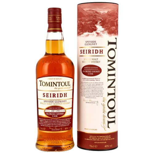 Tomintoul Seiridh 40% Vol. 0,7 Liter
