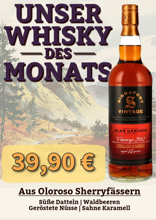 Glen Garioch Glen Garioch 2012/2026 1st Fill Oloroso Sherry Signatory Vintage Un-Chillfiltered 46% vol. Whisky des Monats
