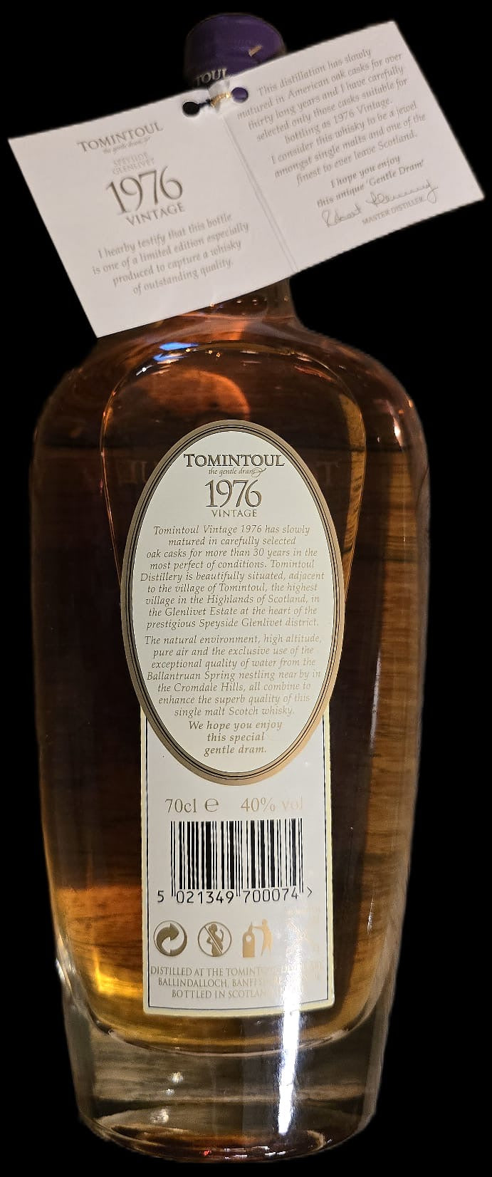 Tomintoul 1976 31 Jahre