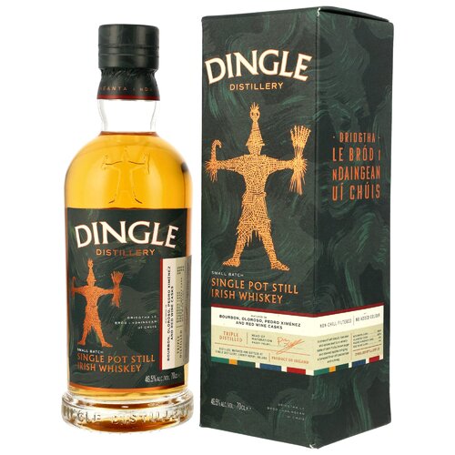 Dingle Single Pot Still Irish Whiskey - Bourbon, Oloroso Sherry, PX Sherry & Red Wine Casks